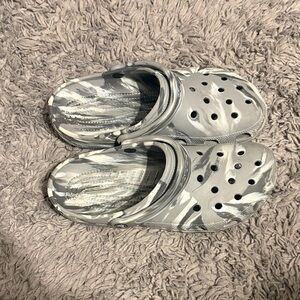 Gray Crocs